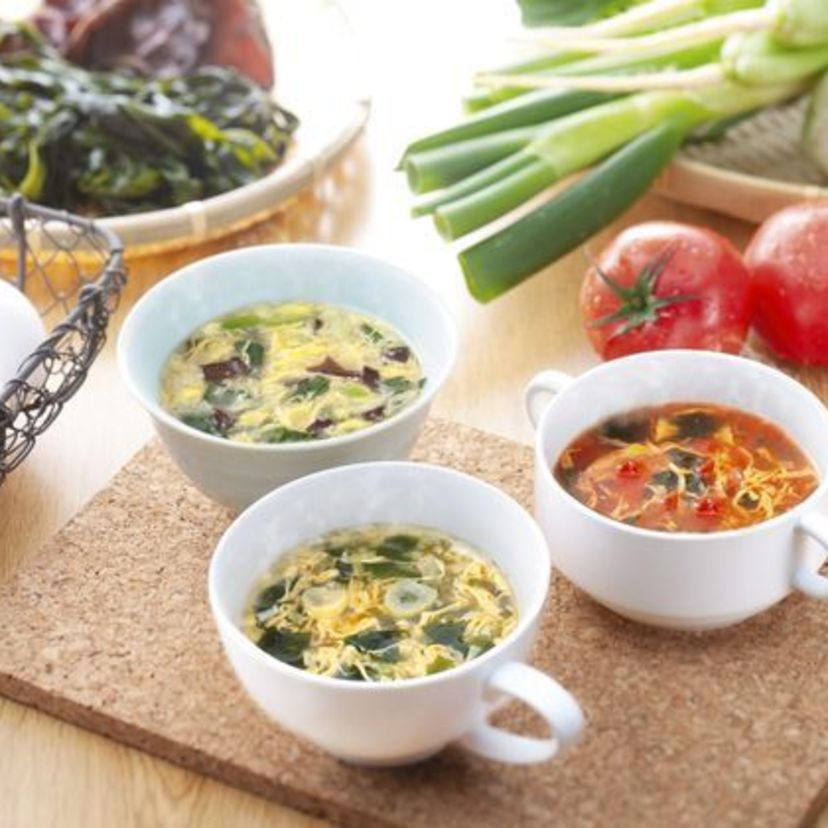 健康メニュー｜たまごスープを毎日楽しむ 味を変え・具材を変えて
