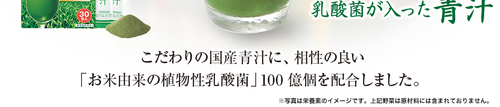 長寿の国、日本の国の青汁です