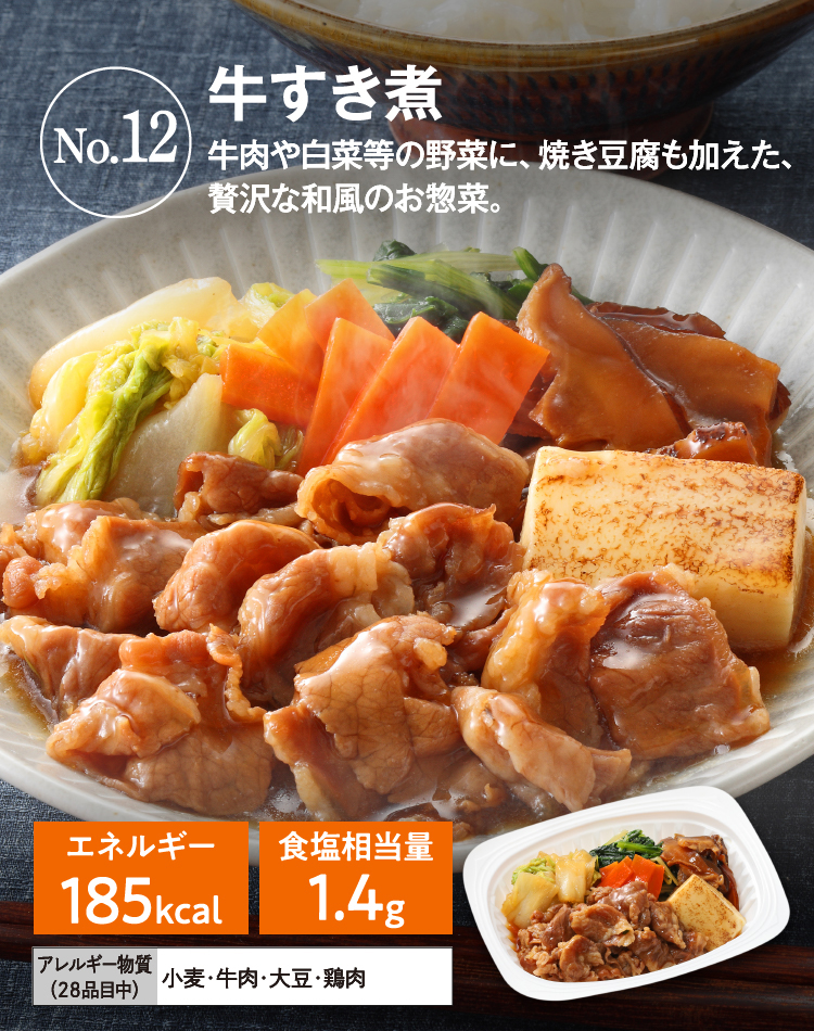 No12 牛すき煮